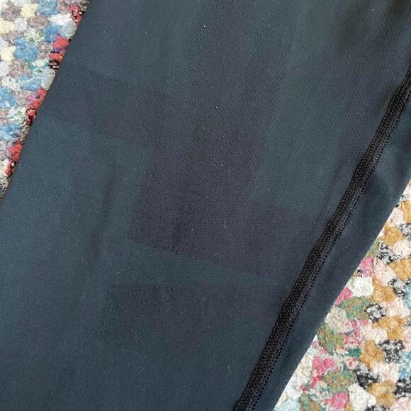 Nobull Green & Black Logo Leggings - Size Small - Picture 3 of 4